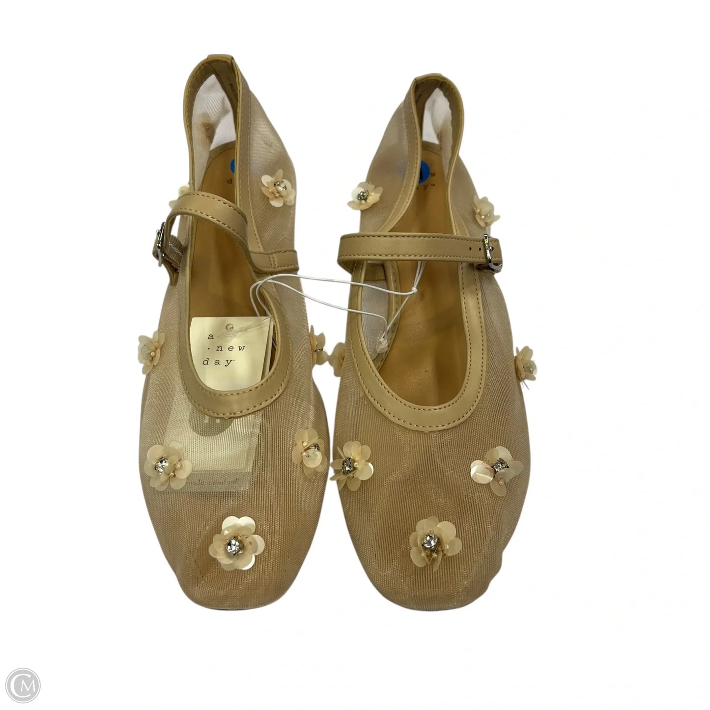 Shoes Flats By A New Day In Cream, Size: 11