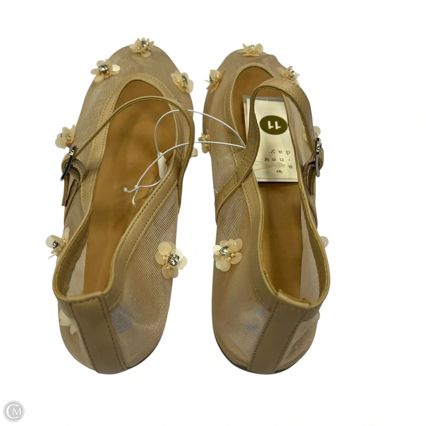 Shoes Flats By A New Day In Cream, Size: 11