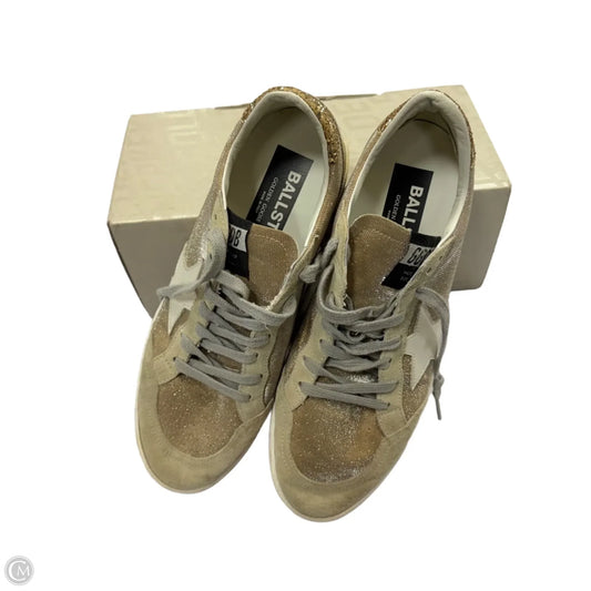 Shoes Luxury Designer By Golden Goose In Cream, Size: 10