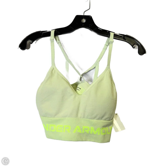 Athletic Bra By Under Armour In Green, Size: S