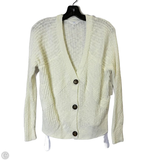 Sweater Cardigan By Time And Tru In Cream, Size: S
