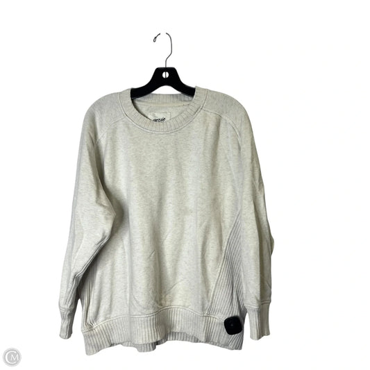 Sweatshirt Crewneck By Aerie In Cream, Size: S