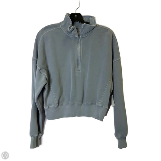 Sweatshirt Collar By Abercrombie And Fitch In Blue, Size: Xs