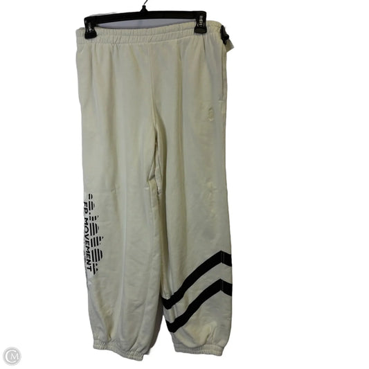 Athletic Pants By Free People In Cream, Size: S