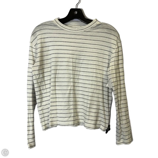 Top Long Sleeve Basic By Vince In Striped Pattern, Size: S