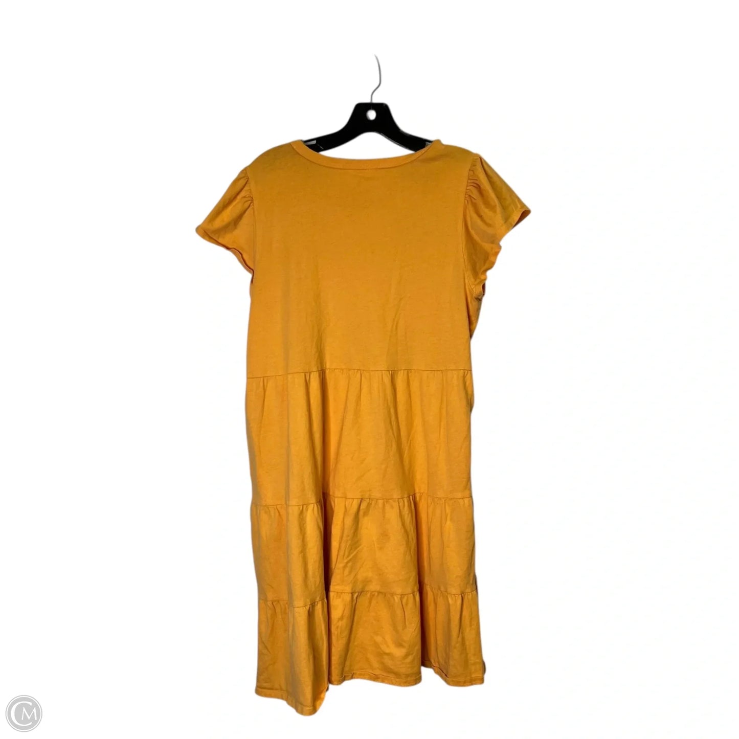 Dress Casual Short By Time And Tru In Orange, Size: M