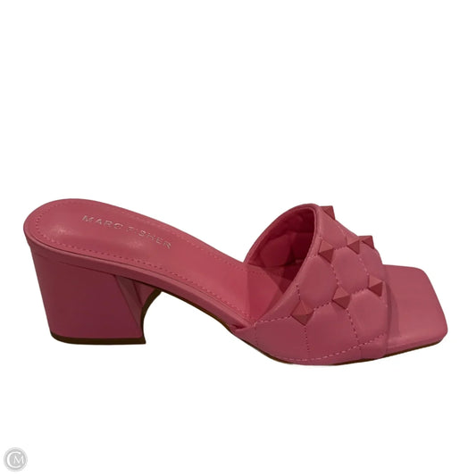 Shoes Heels Block By Marc Fisher In Pink, Size: 8.5