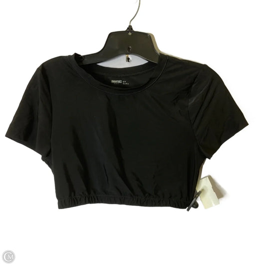 Athletic Top Short Sleeve By Aerie In Black, Size: M