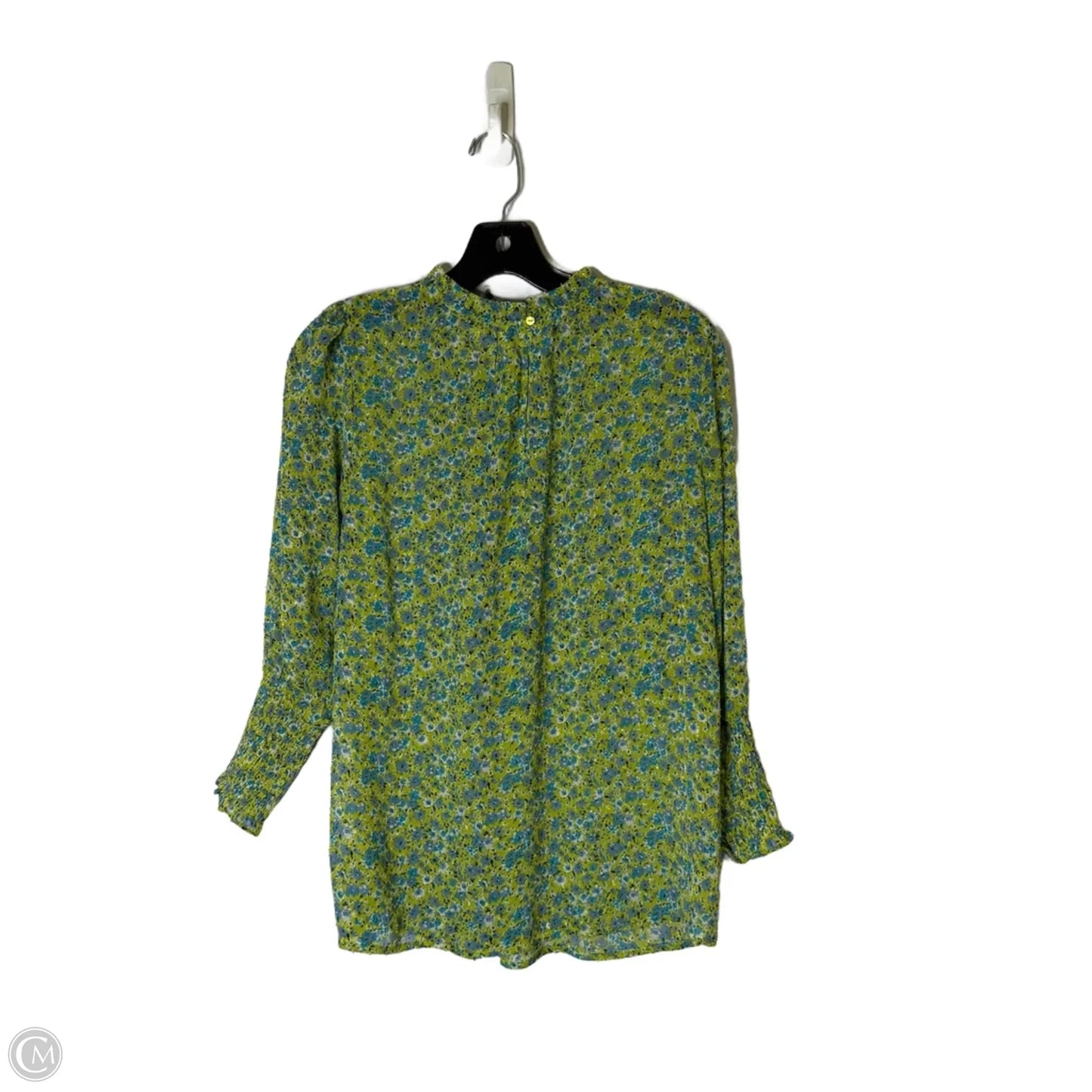 Blouse Long Sleeve By Rachel Zoe In Green, Size: S