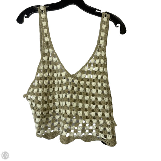 Top Sleeveless By En Saison In Brown, Size: L