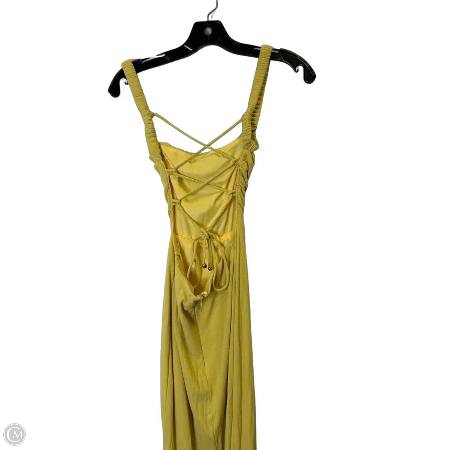 Dress Casual Maxi By Clothes Mentor In Yellow, Size: Xs