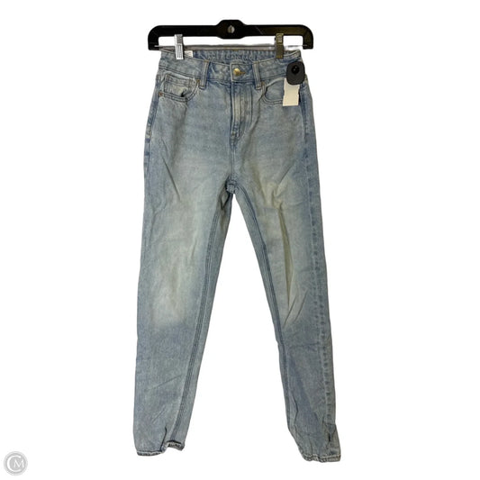 Jeans Straight By American Eagle In Blue Denim, Size: 0