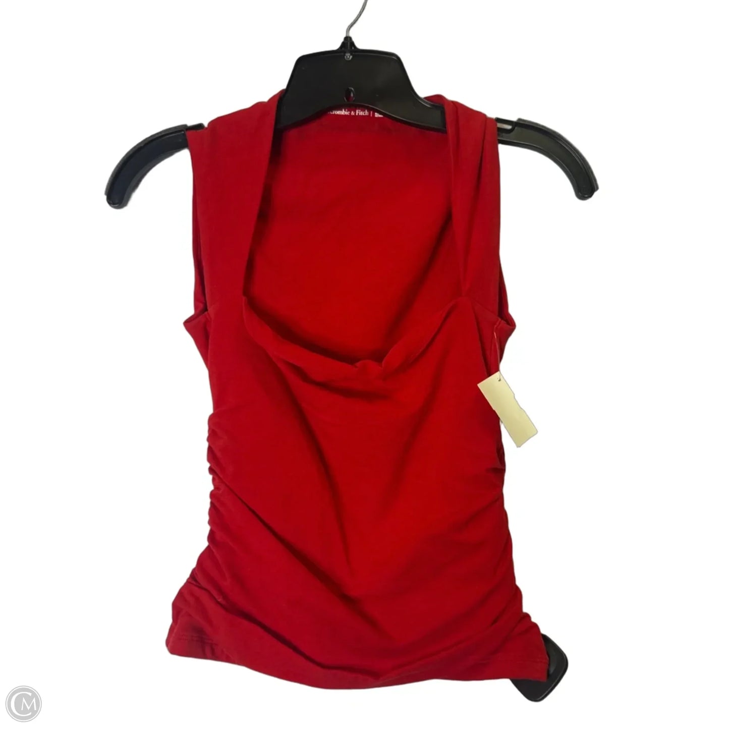 Top Sleeveless By Abercrombie And Fitch In Red, Size: S
