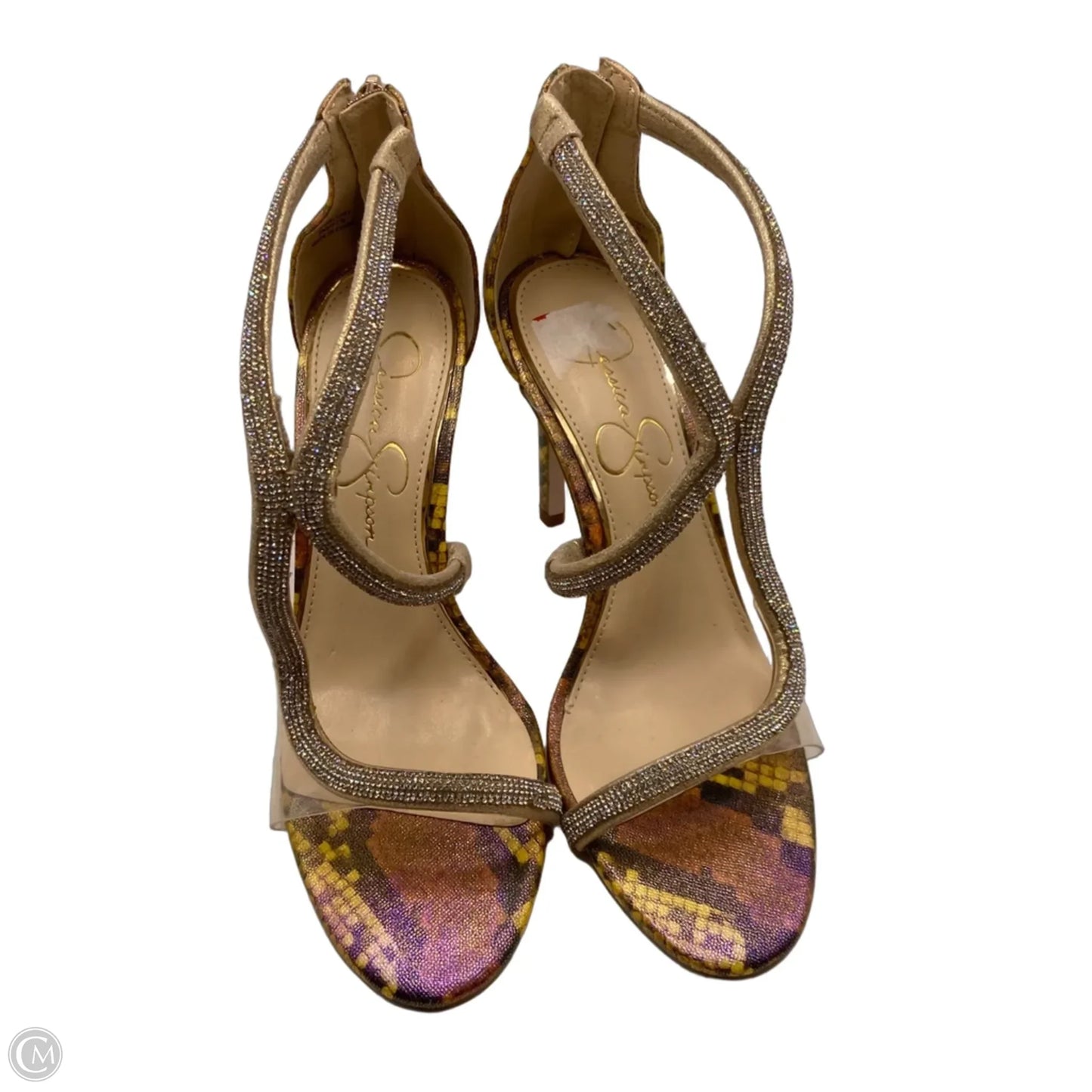 Shoes Heels Stiletto By Jessica Simpson In Snakeskin Print, Size: 7
