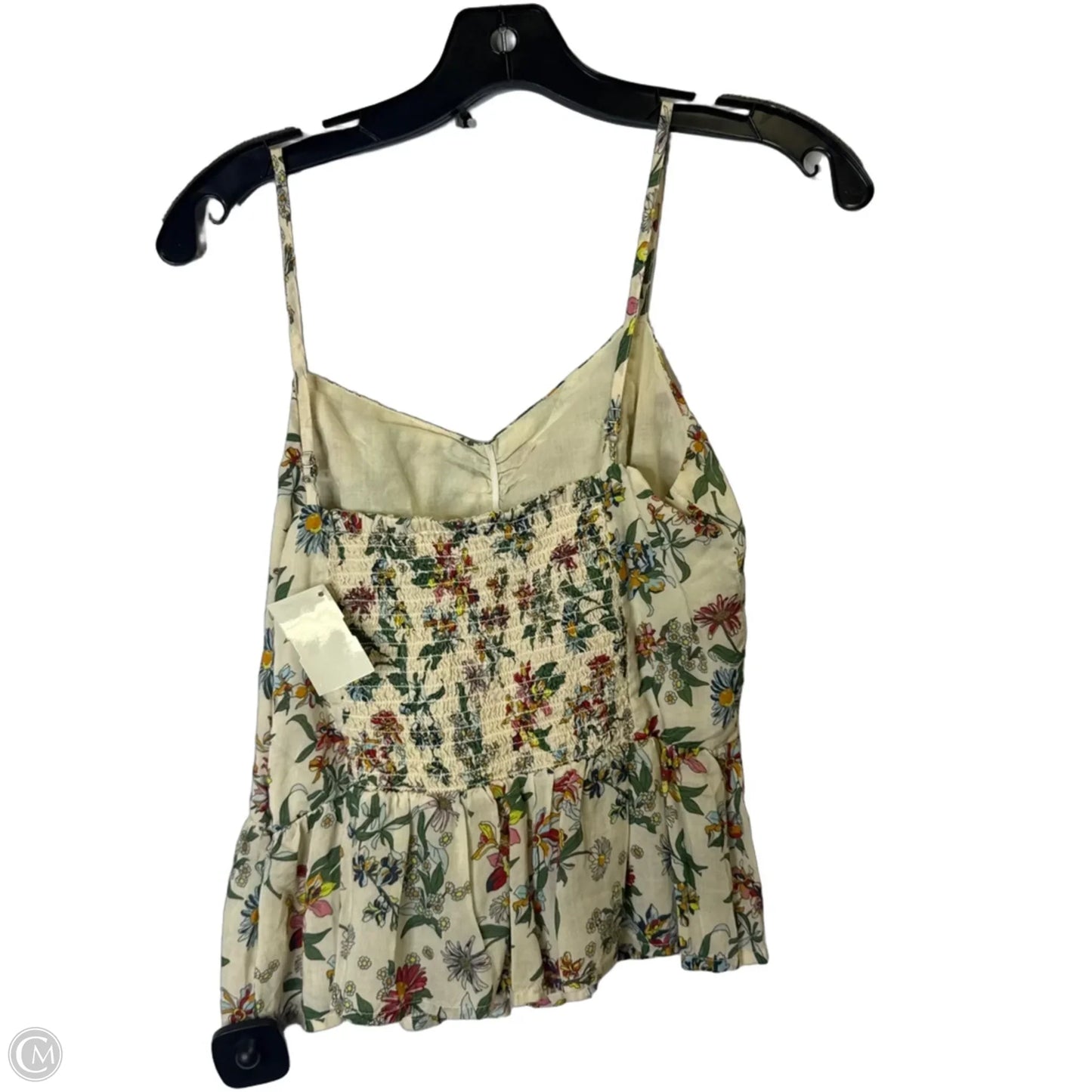 Top Sleeveless By Tommy Hilfiger In Floral Print, Size: Xs