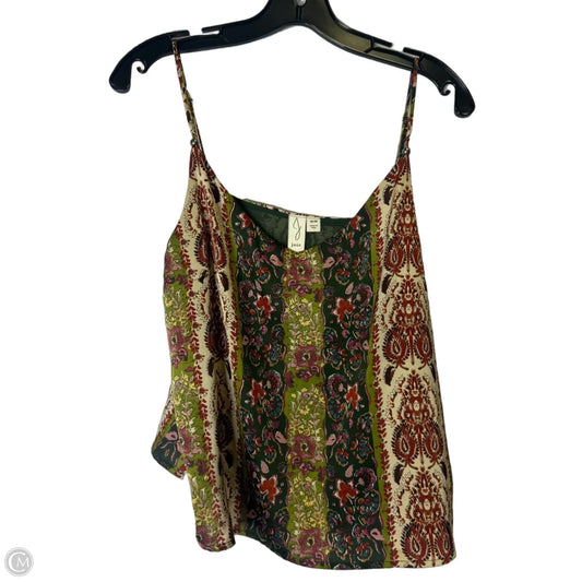 Blouse Sleeveless By Joie In Multi-colored, Size: M
