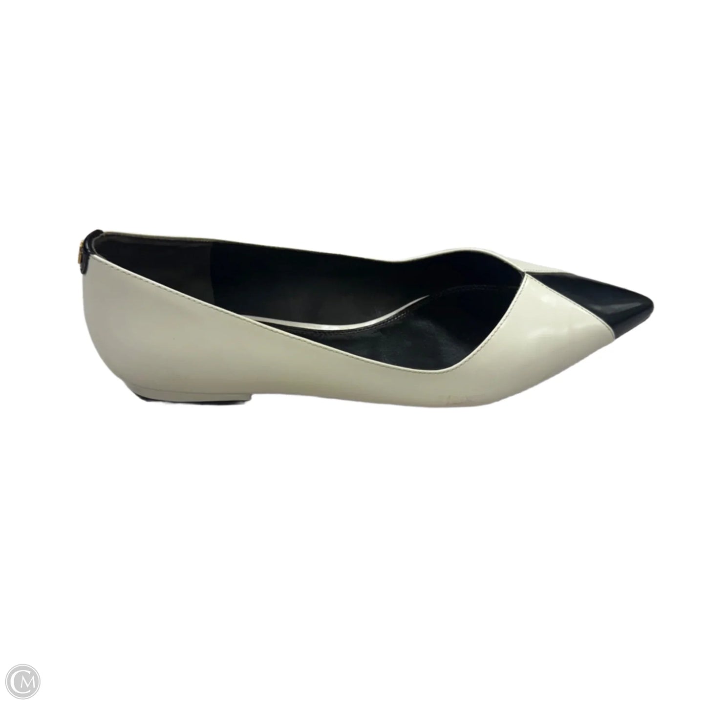 Shoes Designer By Tory Burch In Black & Cream, Size: 10.5