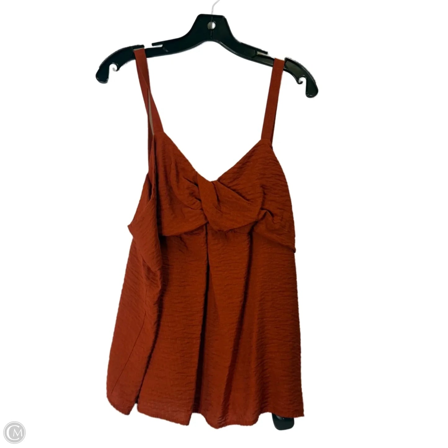 Top Sleeveless By Simply Vera In Red, Size: Xxl