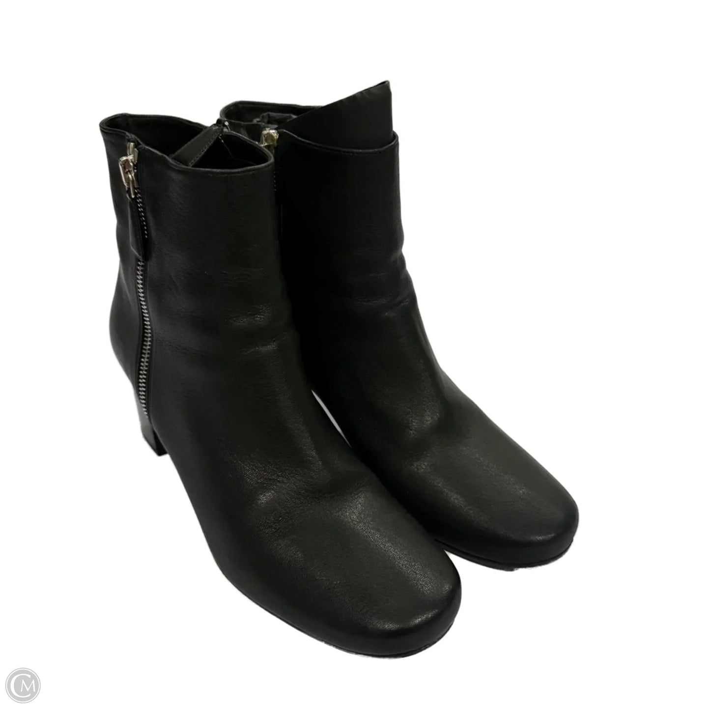 Boots Luxury Designer By Prada In Black, Size: 9.5