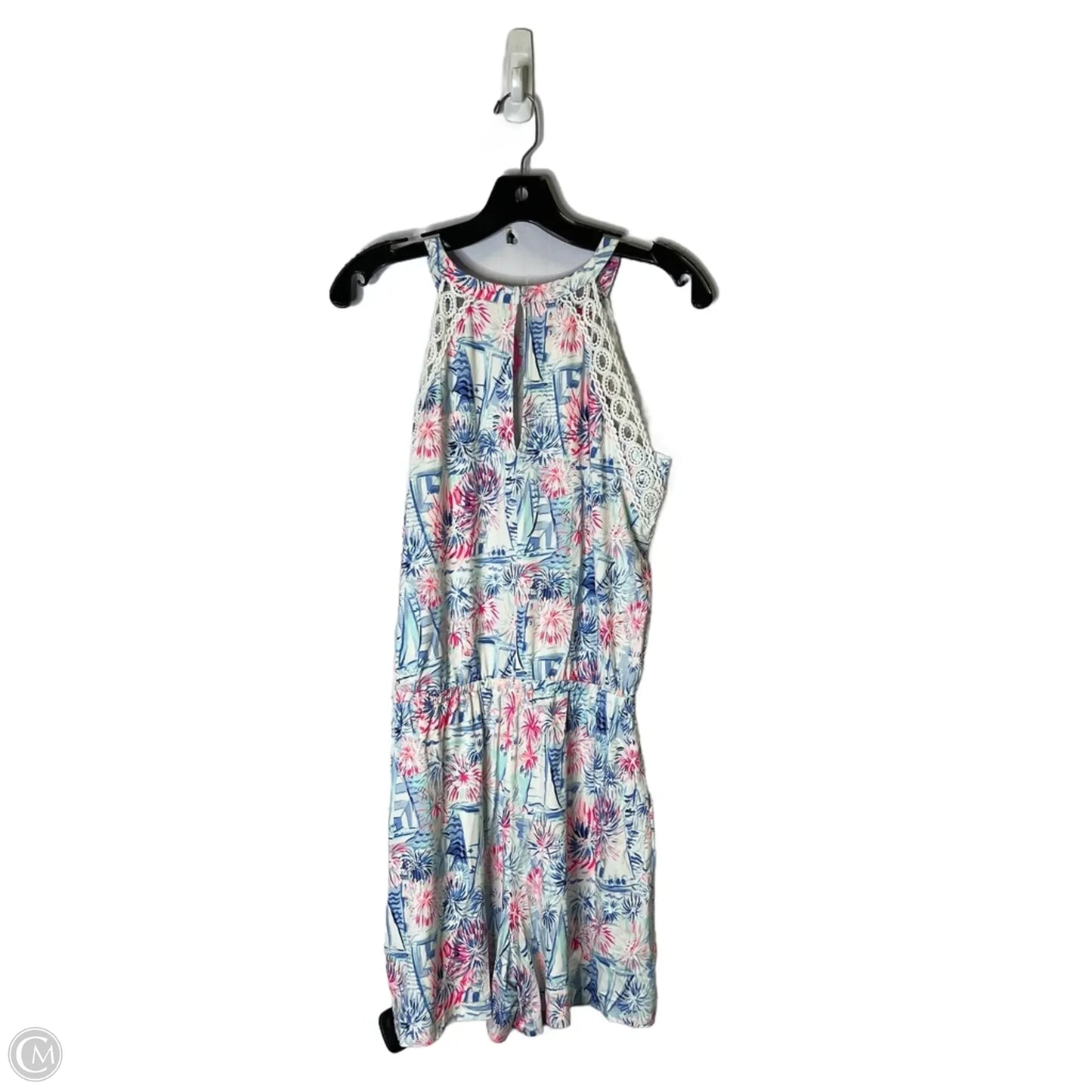 Romper By Lilly Pulitzer In Blue & Pink, Size: S