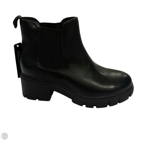 Boots Ankle Heels By Clothes Mentor In Black, Size: 8.5