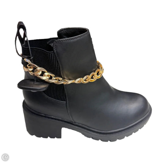 Boots Ankle Heels By Avenue In Black, Size: 8