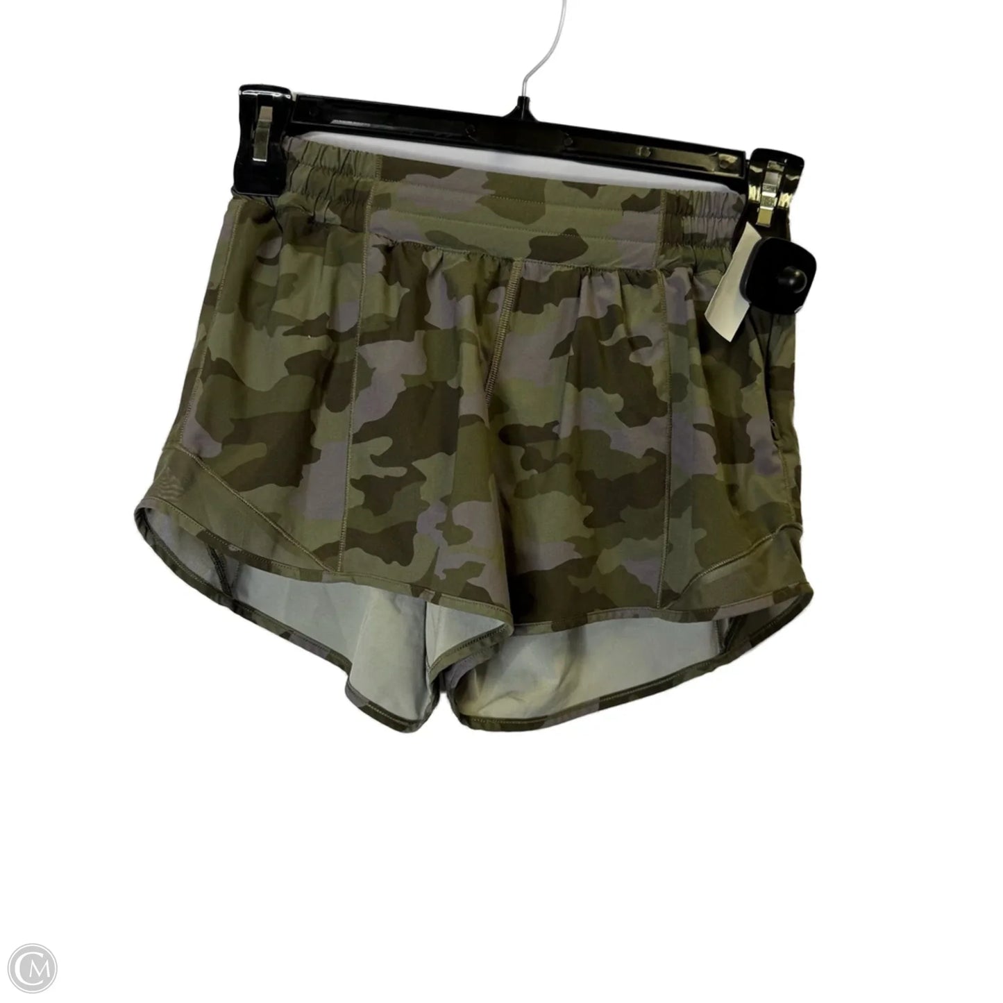 Athletic Shorts By Lululemon In Camouflage Print, Size: 6