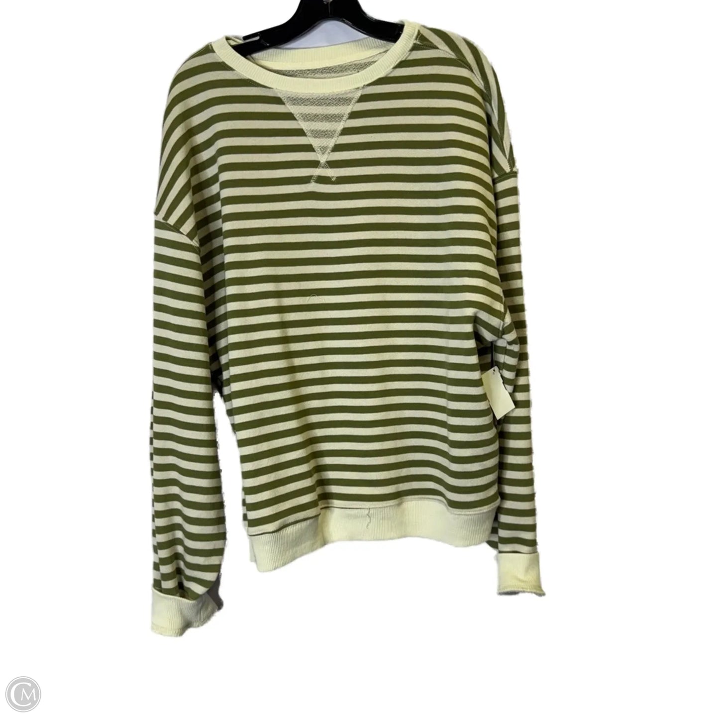 Top Long Sleeve By We The Free In Striped Pattern, Size: Xs
