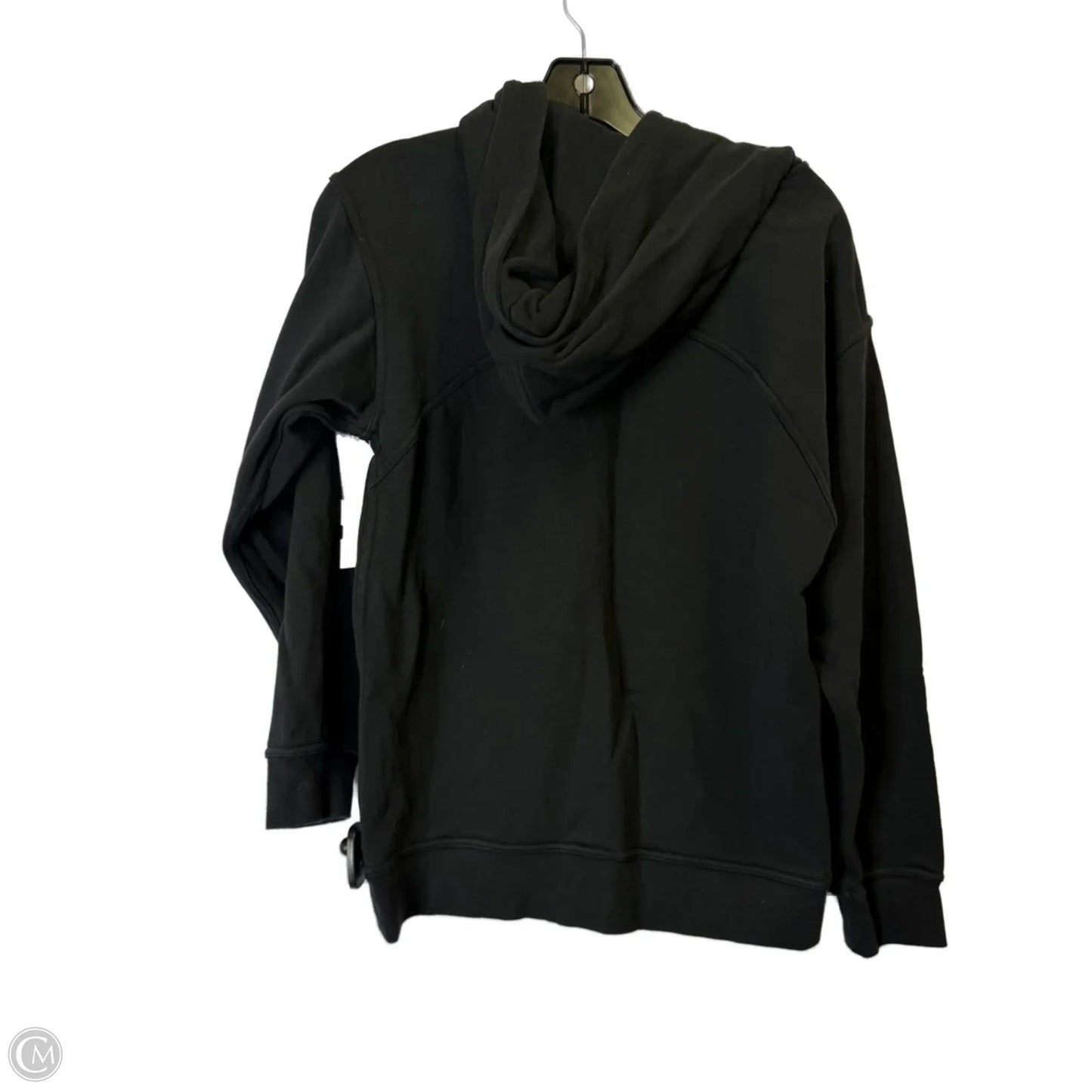Sweatshirt Hoodie By Lululemon In Black, Size: 8