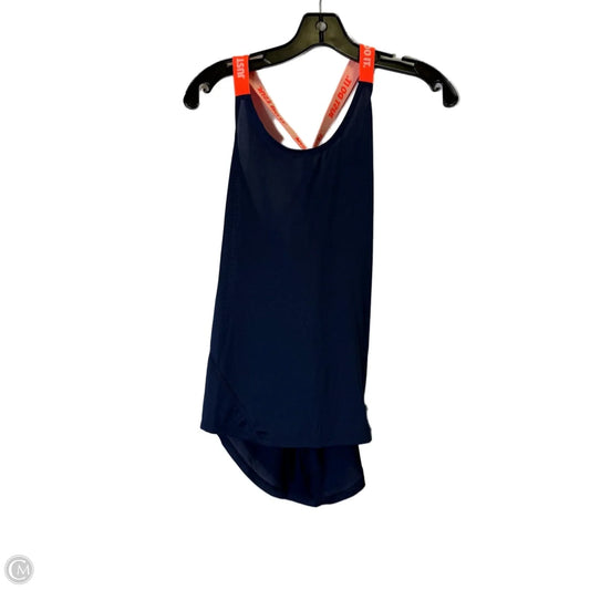 Athletic Tank Top By Nike Apparel In Navy, Size: S
