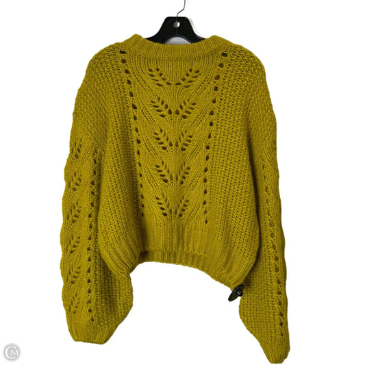 Sweater By Clothes Mentor In Yellow, Size: M