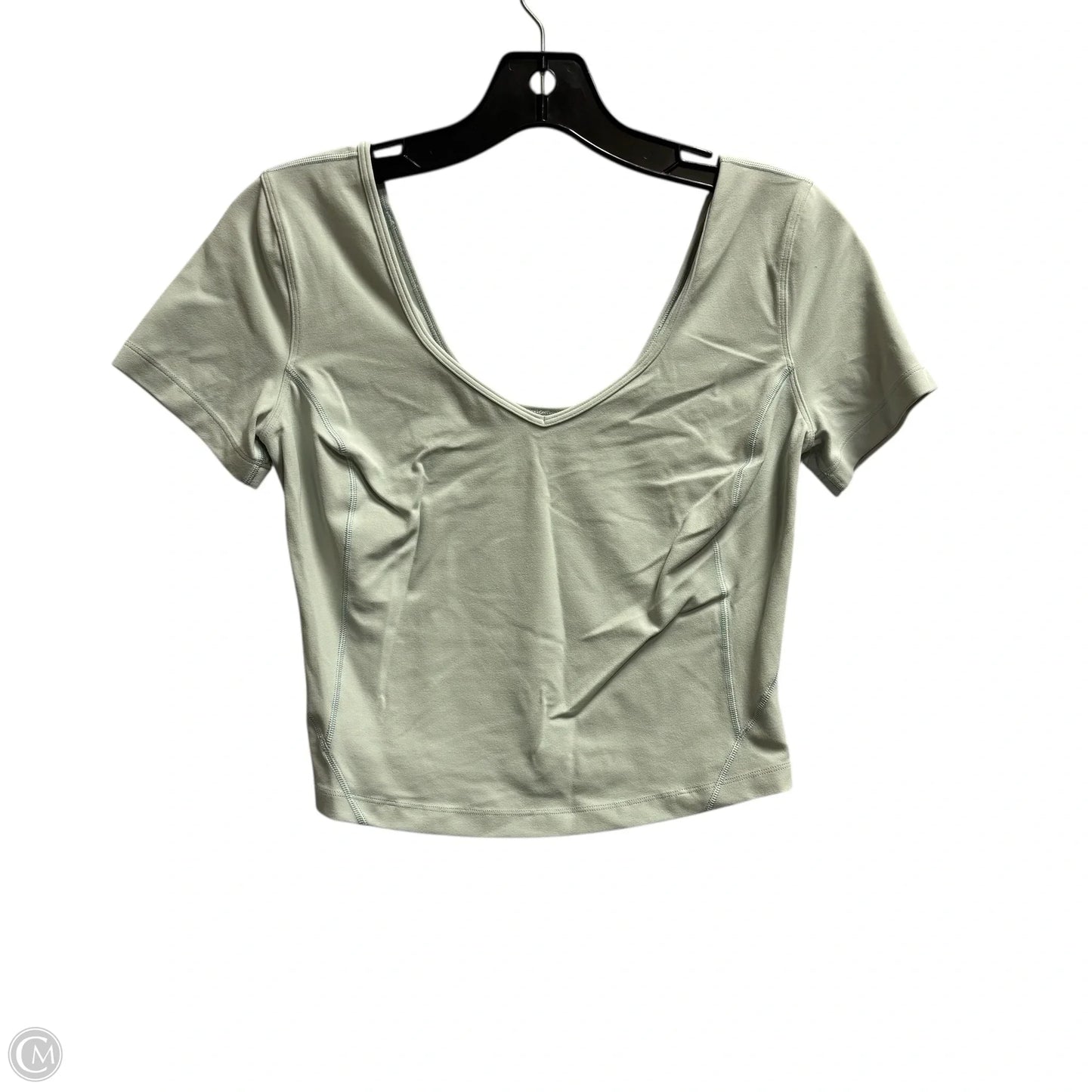 Athletic Top Short Sleeve By Lululemon In Blue