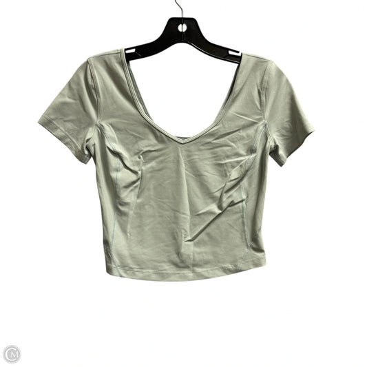 Athletic Top Short Sleeve By Lululemon In Blue