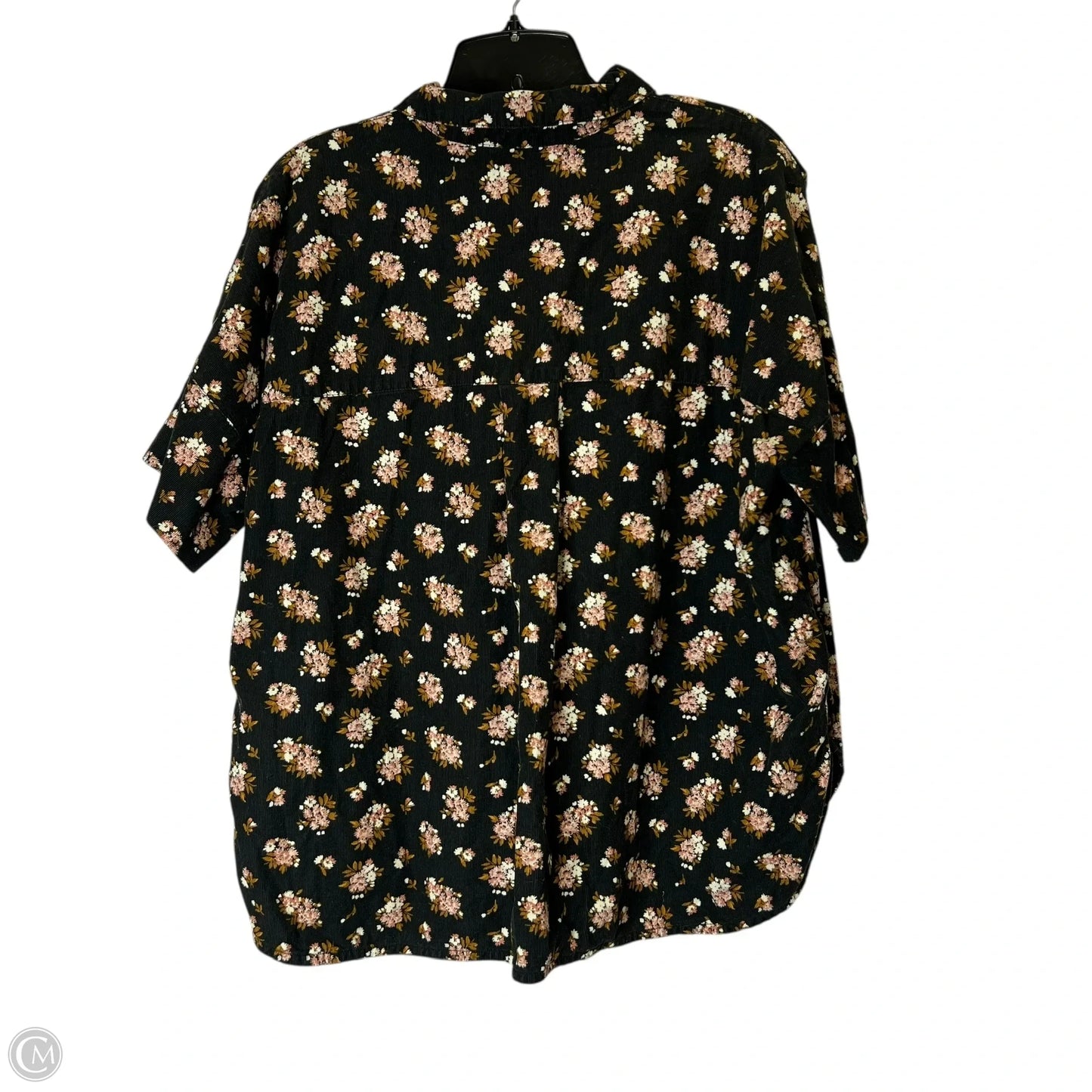 Top Short Sleeve By Madewell In Floral Print, Size: M