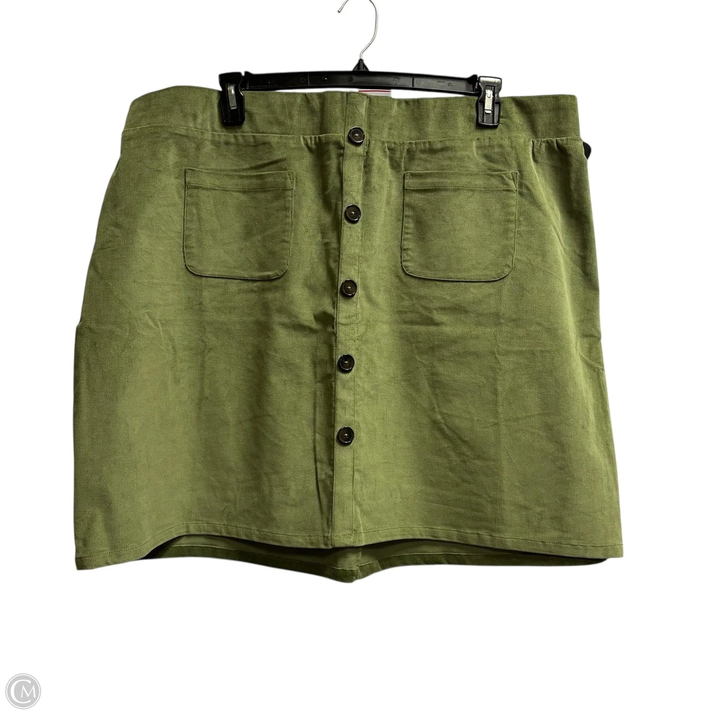 Skirt Mini & Short By Torrid In Green, Size: 3x