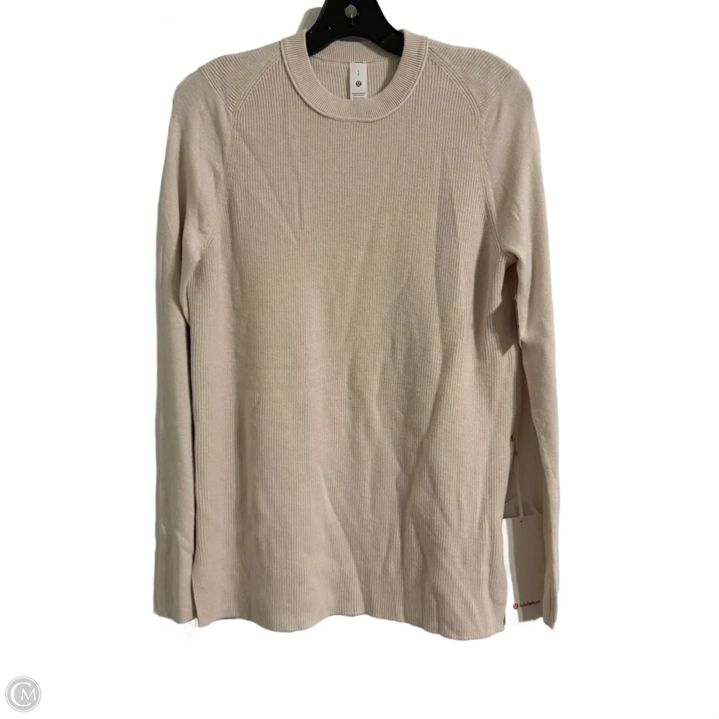 Sweater By Lululemon In Cream, Size: S