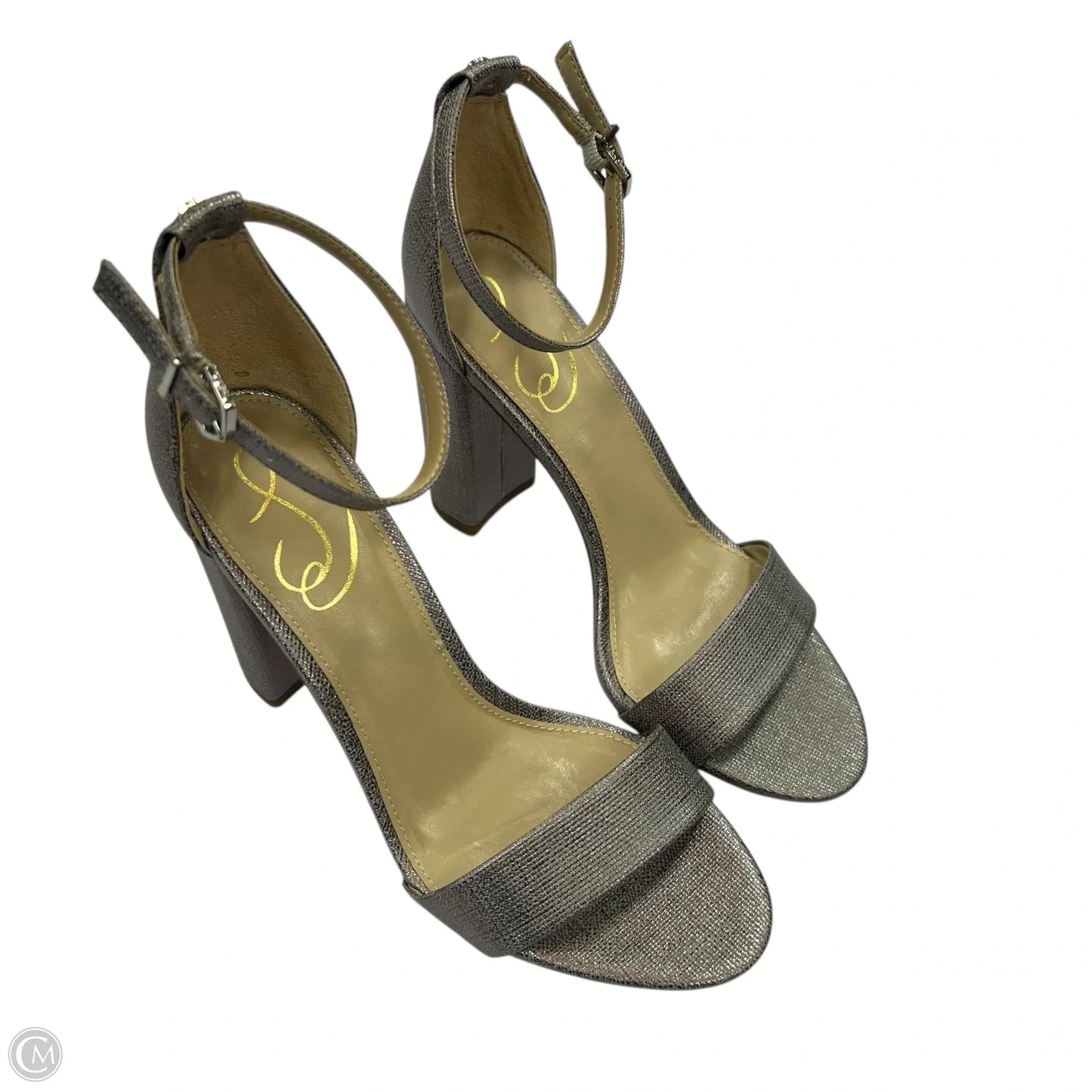Shoes Heels Block By Sam Edelman In Silver, Size: 7