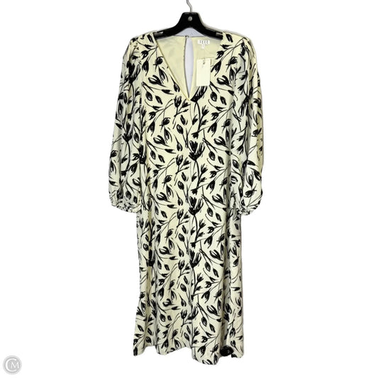 Dress Casual Maxi By Tcec In Black & Cream, Size: S