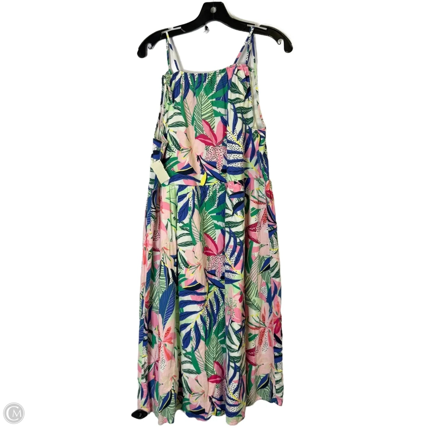 Dress Casual Midi By Loft In Tropical Print, Size: 10