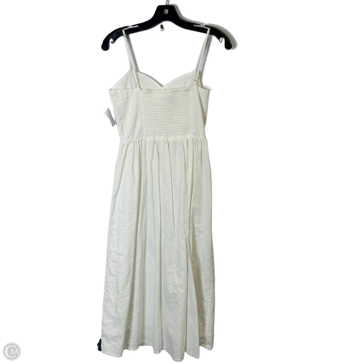 Dress Casual Midi By H&m In White, Size: Xs