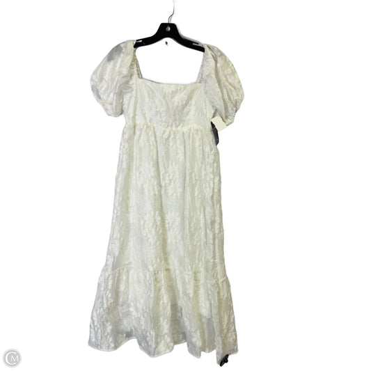 Dress Party Midi By Clothes Mentor In White, Size: S
