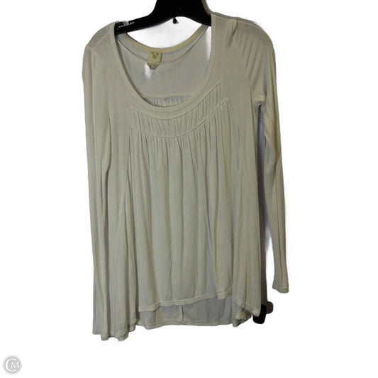 Top Long Sleeve By We The Free In White, Size: S