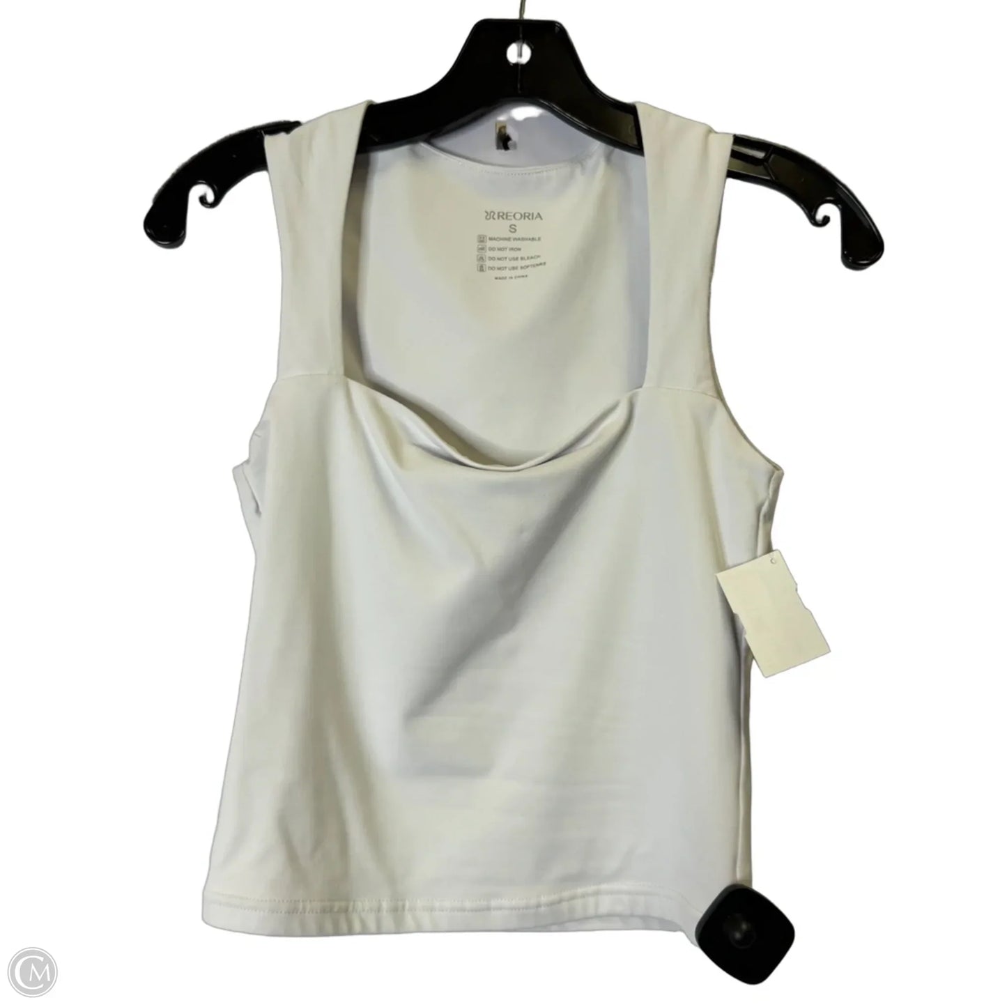 Top Sleeveless By Clothes Mentor In White, Size: S