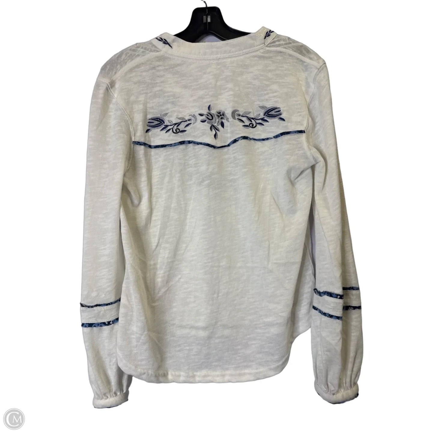 Top Long Sleeve By Free People In White, Size: S