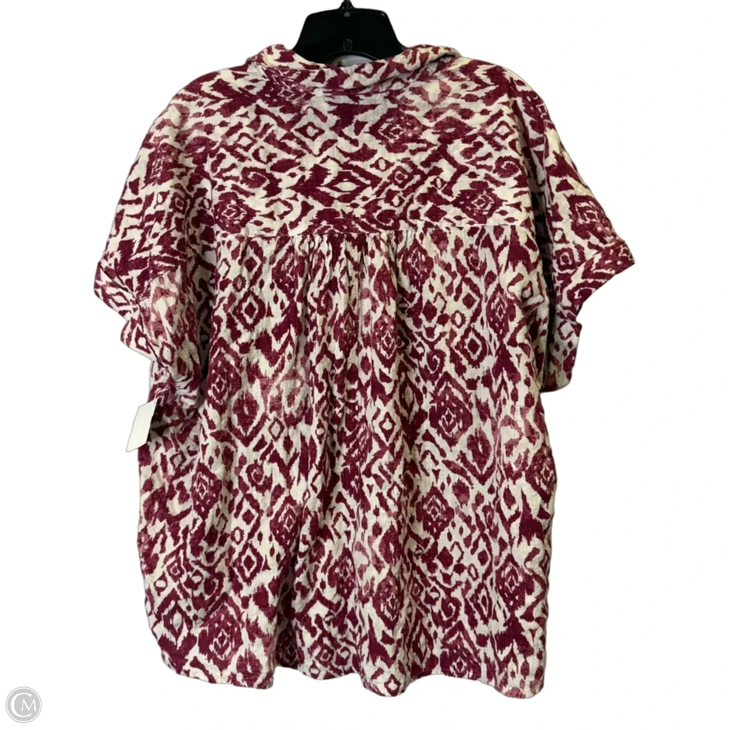 Top Short Sleeve By Lane Bryant In Purple, Size: 18