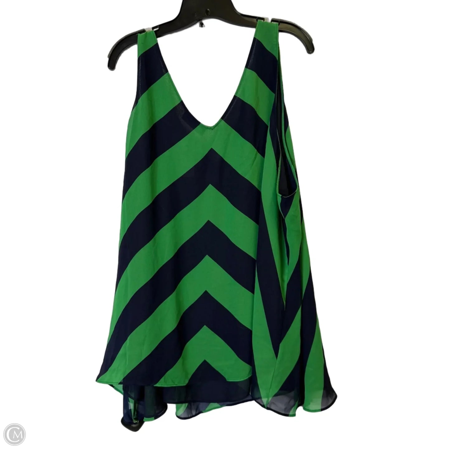 Top Sleeveless By Lane Bryant In Striped Pattern, Size: 28