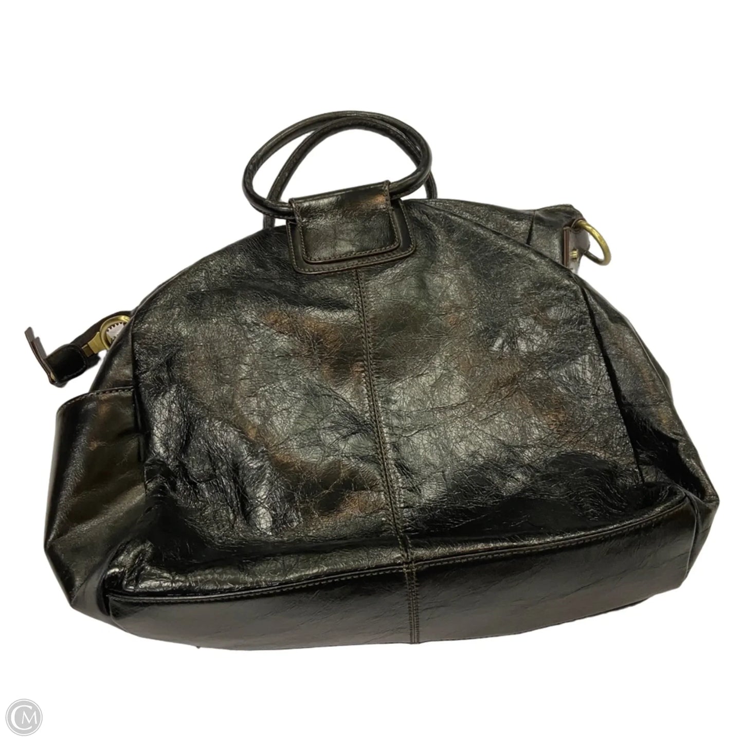 Handbag Leather By Hobo Intl, Size: Medium