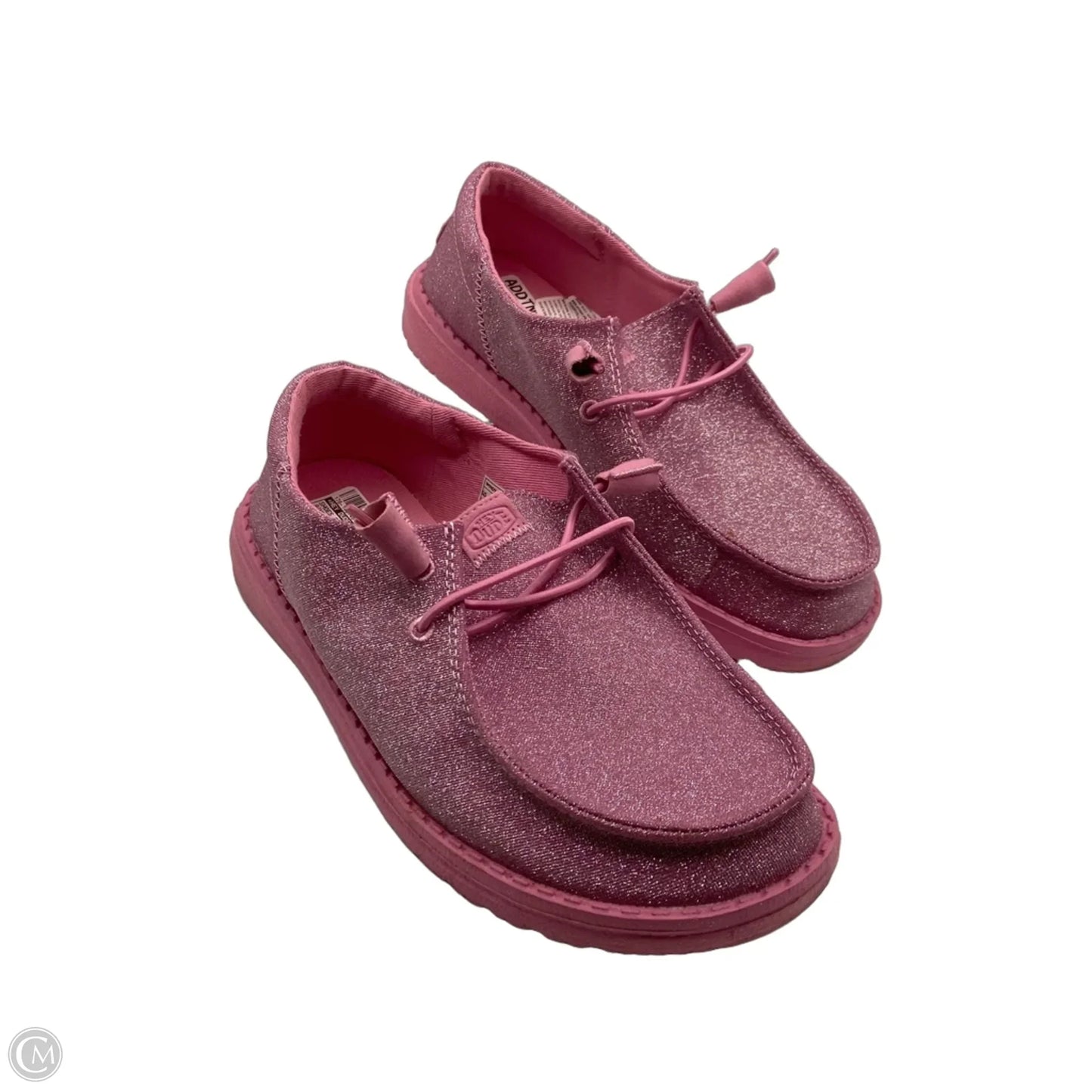 Shoes Flats By Hey Dude In Pink, Size: 7