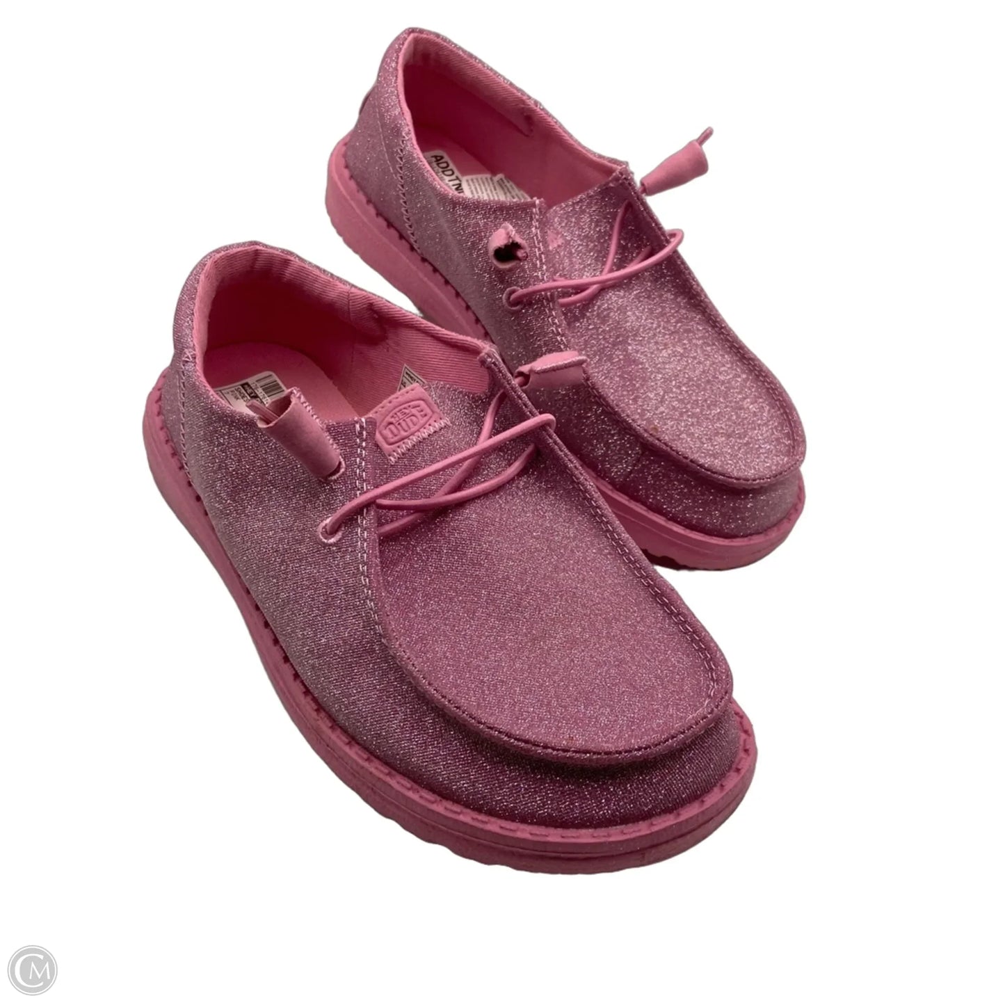 Shoes Flats By Hey Dude In Pink, Size: 7