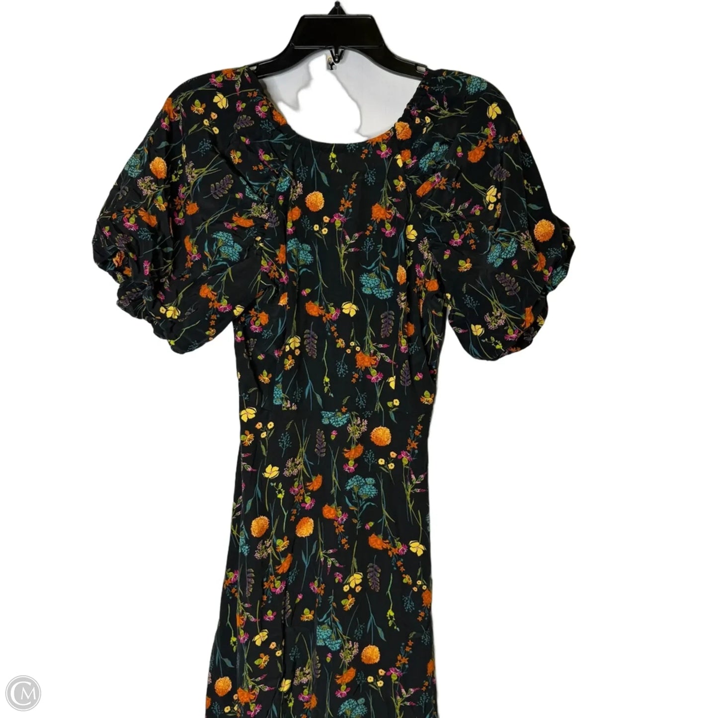 Dress Casual Midi By A New Day In Floral Print, Size: Xs